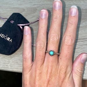 Pandora Birthday Blooms Ring - December